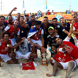SC Braga sagra-se campeo nacional de futebol de praia