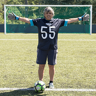 O casamento de Rosa com o futebol