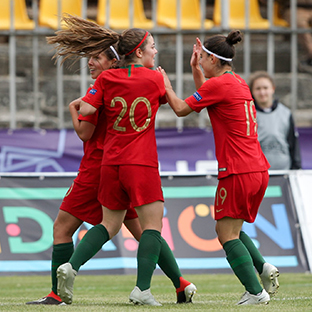 Portugal nas meias-finais do Europeu feminino sub-17