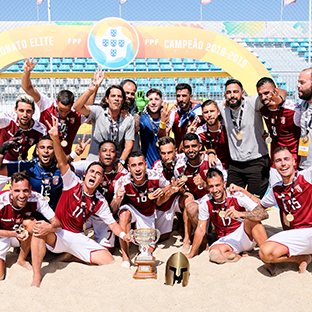 SC Braga faz a dobradinha no futebol de praia